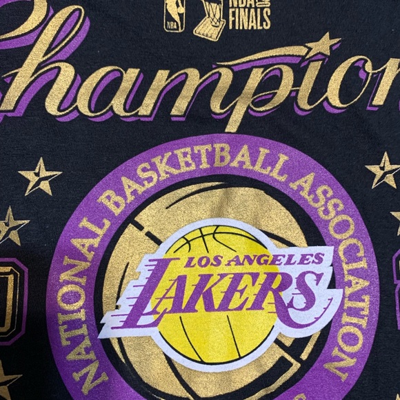 Nike Other - Laker locker room tee shirt. Black cotton short sleeve